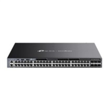 Obrázek TP- Link OMADA switch SG6654XHP (48xGbE, 6xSFP+, 48xPoE+, 1440 W, 2xUSB2.0, 2xconsole, RP)