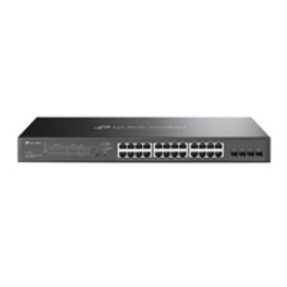 Obrázek TP- Link OMADA switch SG2428LP (24xGbE, 4xSFP, 16xPoE+, 150 W, fanless)