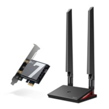 Obrázek TP- Link Archer TBE550E WiFi7 PCIe adapter (BE9300, 2, 4GHz/ 5GHz/ 6GHz, Bluetooth5.4)
