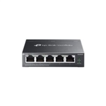 Obrázek TP- Link OMADA switch ES205GP (5xGbE, 4xPoE+, 65 W, fanless)