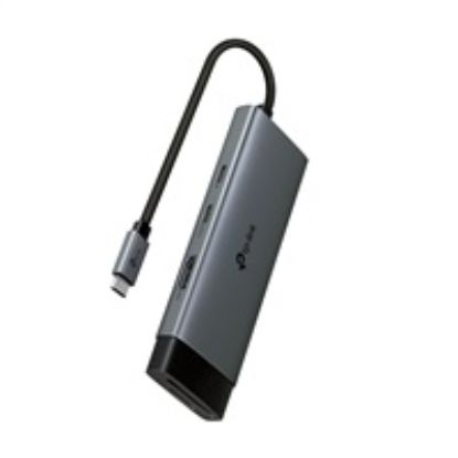 Obrázek TP- Link UH7020C USB- C hub 7v1 (2x USB3.2Gen1, 1xUSB- C3.2Gen1, 1xHDMI, 1xSD, 1xmicroSD, PD 100 W)