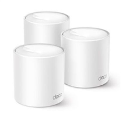 Obrázek TP- Link Deco X50 Pro(3- pack) WiFi6 Mesh (AX3000, 2, 4GHz/ 5GHz, 2 x 2, 5GbELAN/ WAN)
