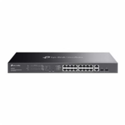 Obrázek TP- Link OMADA switch ES220GMP (16xGbE, 2xGbE/ SFPcombo, 16xPoE+, 250 W)