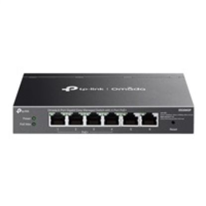 Obrázek TP- Link OMADA switch ES206GP (6xGbE, 4xPoE+, 65 W, fanless)