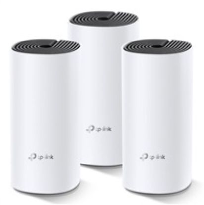Obrázek TP- Link Deco M4(3- pack) WiFi5 Mesh (AC1200, 2, 4GHz/ 5GHz, 2xGbELAN/ WAN)
