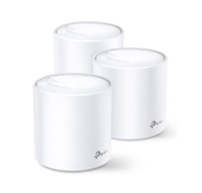 Obrázek TP- Link Deco X20(3- pack) WiFi6 Mesh (AX1800, 2, 4GHz/ 5GHz, 2xGbELAN/ WAN)