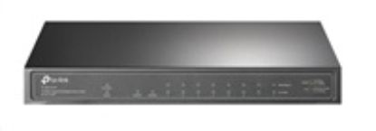 Obrázek TP- Link CCTV switch TL- SG1210P (8xGbE, 1xGbE uplink, 1xSFP, 8xPoE+, 63 W, fanless)