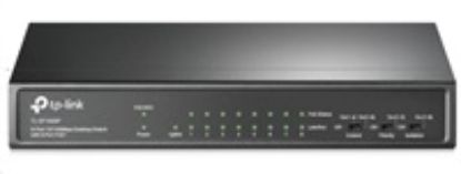 Obrázek TP- Link CCTV switch TL- SF1009P (8 x 100Mb/ s, 1 x 100Mb/ s uplink, 8xPoE+, 65 W, fanless)