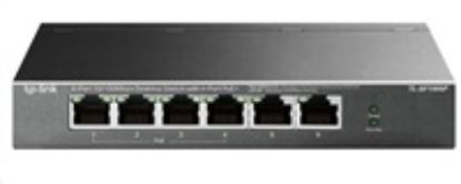 Obrázek TP- Link switch TL- SF1006P (6 x 100Mb/ s, 4xPoE+, 67 W, fanless)