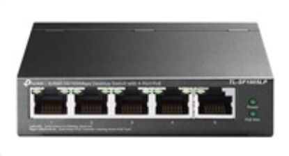 Obrázek TP- Link switch TL- SF1005LP (5 x 100Mb/ s, 4xPoE, 41 W, fanless)