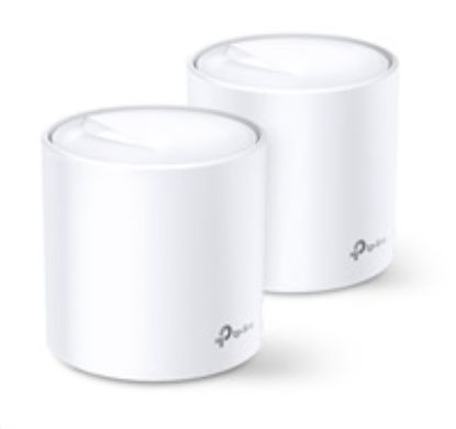 Obrázek TP- Link Deco X20(2- pack) WiFi6 Mesh (AX1800, 2, 4GHz/ 5GHz, 2xGbELAN/ WAN)
