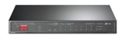 Obrázek TP- Link CCTV switch TL- SG1210MP (8xGbE, 1xGbE uplink, 1xGbE/ SFP combo uplink, 8x PoE+, 123 W, fanless)