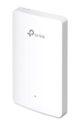 Obrázek TP- Link EAP615- Wall OMADA WiFi6 AP (AX1800, 2, 4GHz/ 5GHz, 4xGbELAN, 1xPoE- in, 1xPoE- out, 13 W)
