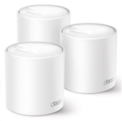 Obrázek TP- Link Deco X50(3- pack) WiFi6 Mesh (AX3000, 2, 4GHz/ 5GHz, 3xGbELAN/ WAN)