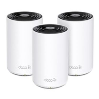 Obrázek TP- Link Deco XE75 Pro(3- pack) WiFi6E Mesh (AXE5400, 2, 4GHz/ 5GHz/ 6GHz, 1 x 2, 5GbELAN/ WAN, 2xGbELAN)
