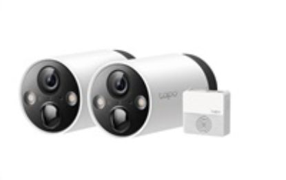Obrázek TP- Link Tapo C420S2 - 2x Tapo C420, 1x Tapo H200 (4MP, 2K QHD, IR 15m, WiFi, micro SD card, IP65)
