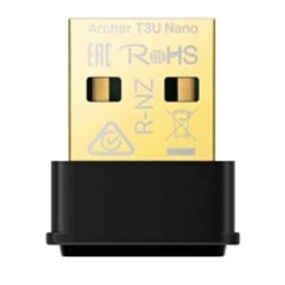 Obrázek TP- Link Archer T3U Nano WiFi5 USB adapter (AC1300, 2, 4GHz/ 5GHz, USB2.0)