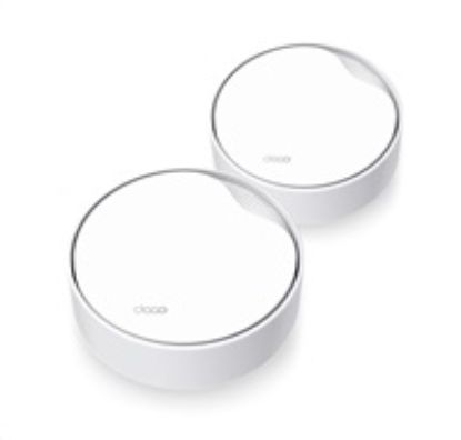 Obrázek TP- Link Deco X50- PoE (2- pack) WiFi6 Mesh (AX3000, 2, 4GHz/ 5GHz, 1 x 2, 5GbELAN/ WAN, 1xGbELAN/ WAN, 1xPoE)