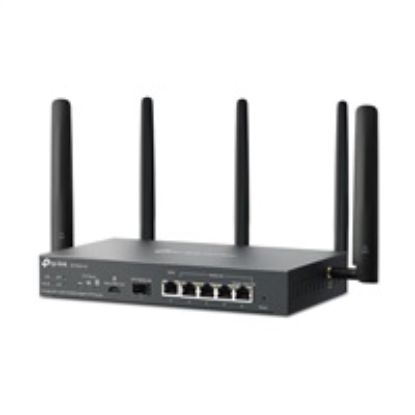 Obrázek TP- Link ER706 W- 4G OMADA VPN 4G+Cat6 router (AX3000, 1xSFP WAN/ LAN, 1xGbEWAN, 4xGbELAN/ WAN, 2xnanoSIM)