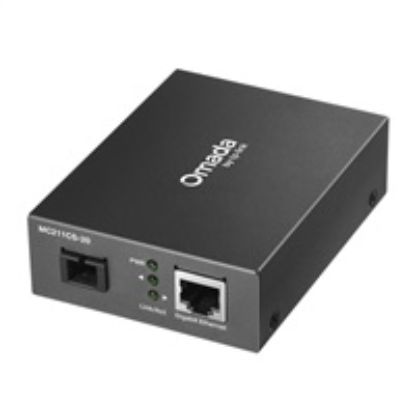 Obrázek TP- Link OMADA MC212CS- 20 WDM media konvertor (1xGbE, 1x simplex SC/ UPC, SM, 1310/ 1550nm, 20km)