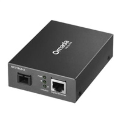 Obrázek TP- Link OMADA MC212CS- 2 WDM media konvertor (1xGbE, 1x simplex SC/ UPC, SM, 1310/ 1550nm, 2km)