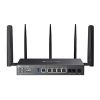 Obrázek TP- Link DR3650v- 4G OMADA ADSL/ VDSL/ 4GLTE gateway (AX3000, 2xFXS, 1xDSL, 2, 4GHz/ 5GHz, 1xGbELAN/ WAN, 4xGbE…