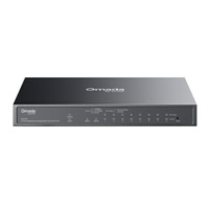 Obrázek TP- Link OMADA switch ES210GP (9xGbE, 1xGbE/ SFPcombo, 8xPoE+, 63 W, fanless)