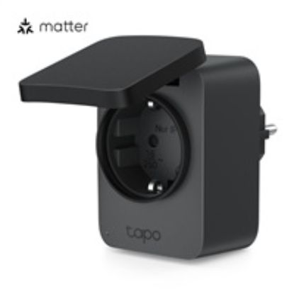 Obrázek TP- Link Tapo P410M venkovní chytrá WiFi mini zásuvka (3680 W, 16A, 2, 4 GHz, BT, IP54, Matter certified)