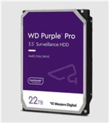 Obrázek WD PURPLE PRO WD221PURP 22 TB, SATA III 3.5", 512MB 7200RPM, 265MB/ s, CMR