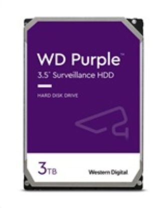 Obrázek WD PURPLE WD33PURZ 3 TB, SATA III 3.5", 256MB, 175MB/ s, Low Noise, CMR