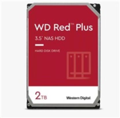 Obrázek WD RED PLUS NAS WD20EFPX 2 TB, SATA III 3.5", 64MB 5400RPM, 175MB/ s, CMR