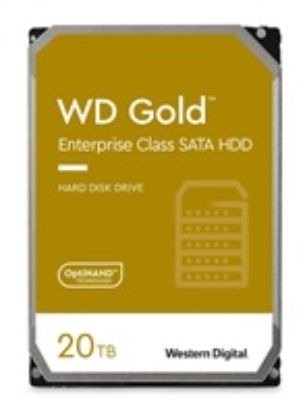 Obrázek WD GOLD WD203KRYZ 20 TB, SATA III 3.5", 512MB 7200RPM, 269MB/ s, CMR, Enterprise