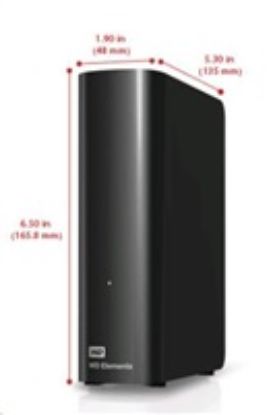 Obrázek WD Elements Desktop 4 TB, Externí HDD, USB 3.0, černá