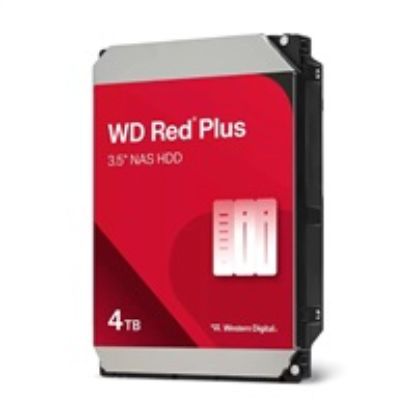 Obrázek WD RED PLUS NAS WD40EFZZ 4 TB, SATA III 3.5", 128MB 5400RPM, 180MB/ s, CMR