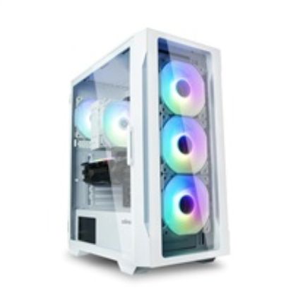 Obrázek ZALMAN case I3 NEO TG, Mid Tower, ATX, 2xUSB 3.0, 1xUSB 2.0, 4x 120mm RGB Fan, bílá
