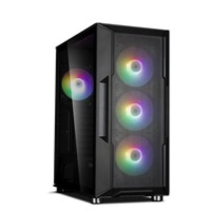 Obrázek ZALMAN case I3 NEO, Mid Tower, ATX, 2xUSB 3.0, 1xUSB 2.0, 4x 120mm RGB Fan, černá