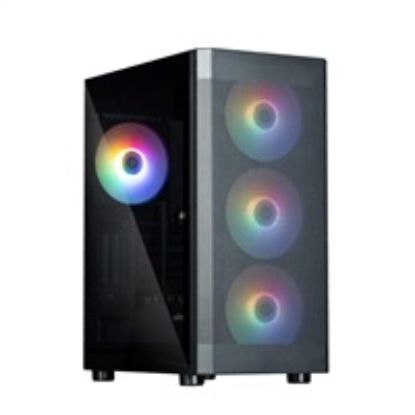Obrázek ZALMAN case I4 TG, Mid Tower, ATX, 2xUSB 3.0, 1xUSB 2.0, 4x 120mm RGB Fan, černá