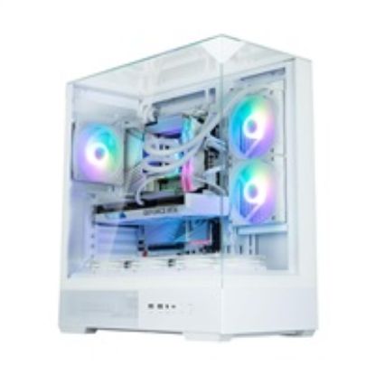Obrázek ZALMAN case P40 Prism, Mid Tower, ATX, 2xUSB 3.0, 1xUSB- C, 1x 120mm ARGB Fan, bílá