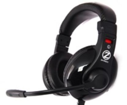 Obrázek Zalman headset ZM- HPS200 / herní / náhlavní / drátový / 40mm měniče / 2x 3, 5mm jack