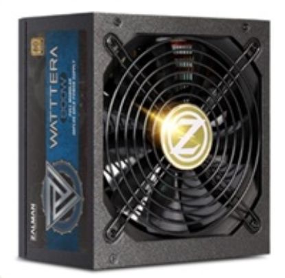 Obrázek ZALMAN zdroj WATTTERA ZM800- EBTII - 800 W 80+ Gold, 13, 5cm fan, modular