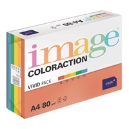 Obrázek Antalis Papír Image Coloraction Mix intenzivní 5 x 20 A4 (80g/ 100ks)