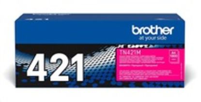 Obrázek BROTHER Toner TN- 421M pro HL- L8260CDW/ HL- L8360CDW/ DCP- L8410CDW, 1.800 stran, Magenta