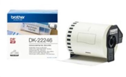 Obrázek BROTHER DK- 22246 Originální páska Brother - černá na bílé, šířka 103 mm