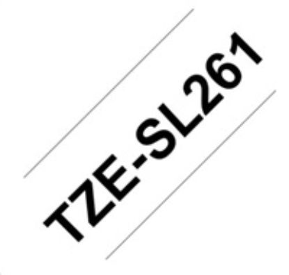Obrázek BROTHER TZESL261 - kazeta TZ šířky 36mm, lamino TZE- SL251, bílá/ černé písmo