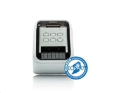 Obrázek BROTHER tiskárna štítků QL- 810 W - 62mm, termotisk, USB WIFI Profi Tiskárna Štítků / po dokoupení DK- 22251 tisk…