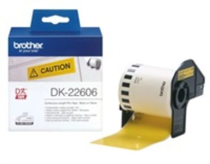 Obrázek BROTHER DK- 22606 žlutá filmová role 62mm x 15, 24m