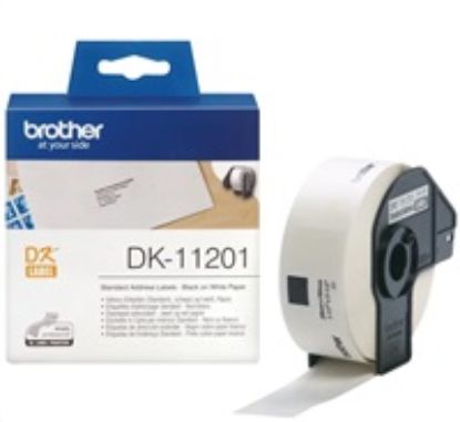 Obrázek BROTHER DK-11201 Adresní štítky standart (400 ks) 29 mm x 90 mm