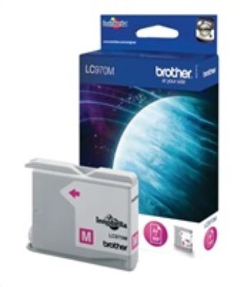 Obrázek BROTHER INK LC- 970M magenta (EW*) cca 300