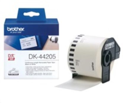 Obrázek BROTHER DK- 44205 papírová páska bílá 62mmx30, 48m