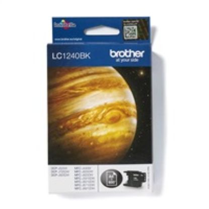 Obrázek BROTHER INK LC- 1240BK, černý inkoust (až 600 stran)